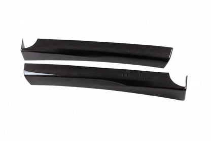Revel GT dry carbon front door trim set gloss finish for 2017-2022 Tesla Model 3 AWD and RWD - 1TR4GT1AX03