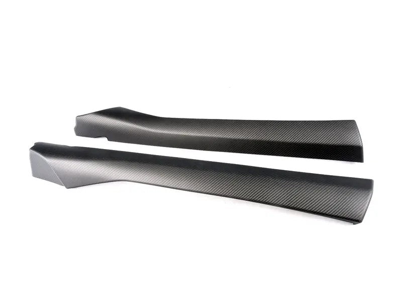 Revel dry carbon fiber front door trim set matte finish for 2016-2019 Tesla Model S - 1TR4GT1BX03M