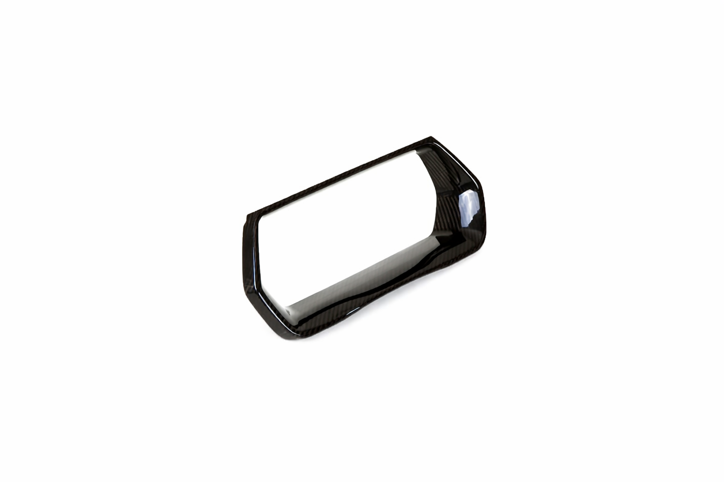 Revel GT dry carbon dash cluster inner cover for 2016-2019 Tesla Model S with gloss UV coated finish - 1TR4GT1BX05
