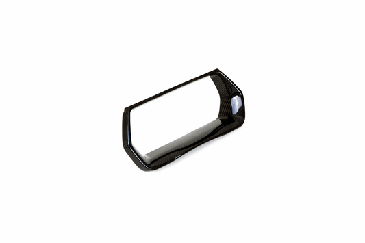 Revel GT dry carbon dash cluster inner cover for 2016-2019 Tesla Model S with gloss UV coated finish - 1TR4GT1BX05