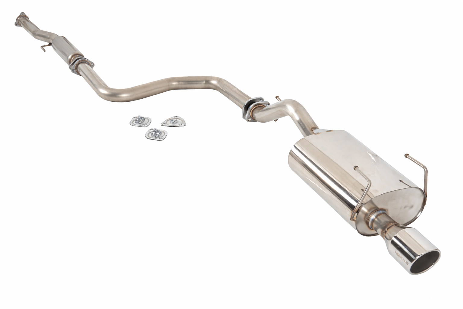 Revel Medallion Street Plus catback exhaust 60mm with 100mm rolled tip for 1992-1995 Honda Civic Coupe and Sedan - T20003