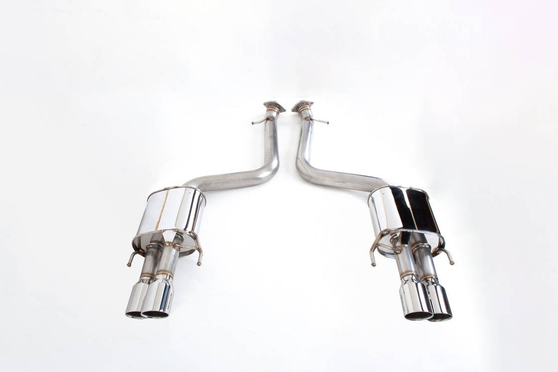 Revel Touring-S rear section dual muffler quad tip exhaust for 2016-2017 Lexus GS F - T70201AR