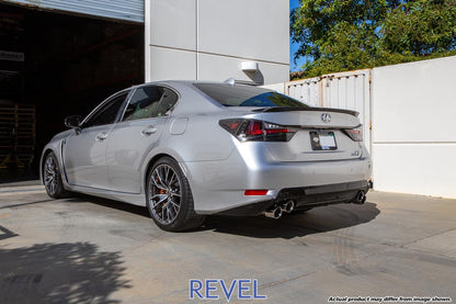 Revel Touring-S rear section dual muffler quad tip exhaust for 2016-2017 Lexus GS F - T70201AR