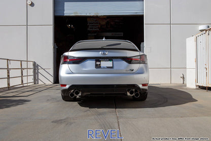 Revel Touring-S rear section dual muffler quad tip exhaust for 2016-2017 Lexus GS F - T70201AR