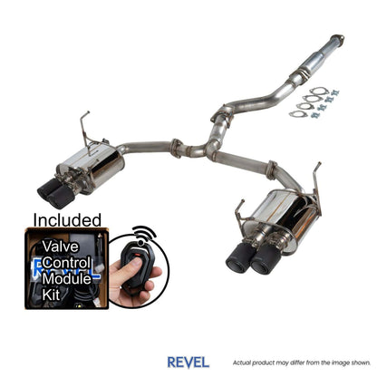 Revel Medallion Touring Premier Valved Catback Exhaust Carbon Fiber Tip for 2022-2025 Subaru WRX - T71206C