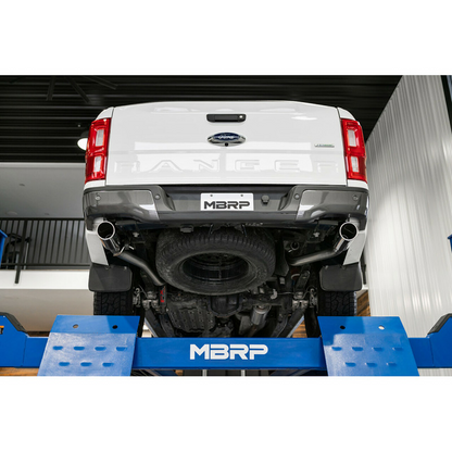 MBRP 2019-2023 Ford Ranger 3-INCH/2.5-INCH CAT-BACK EXHAUST DUAL SIDE EXIT, TOUR PROFILE MBRP