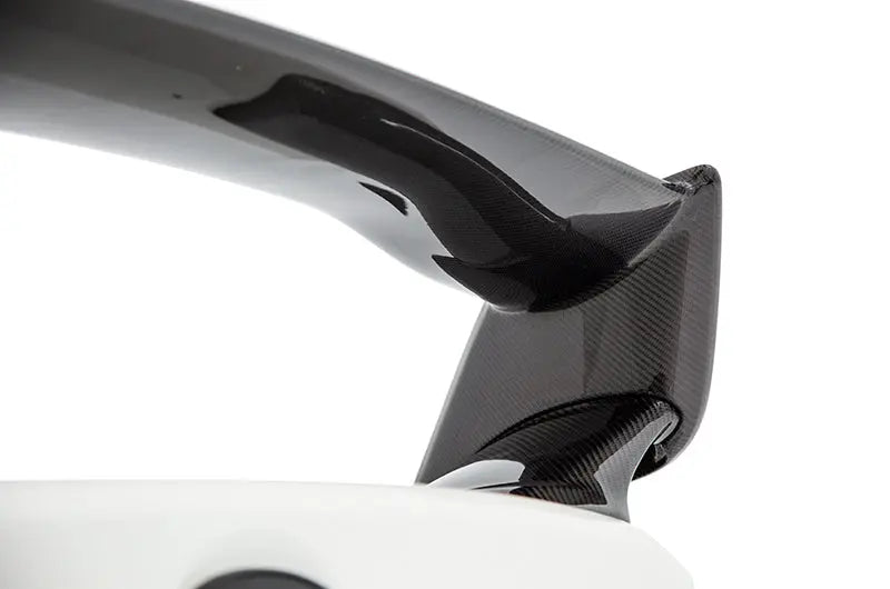 OLM Carbon Fiber OEM STI Style Spoiler with Carbon Bases - 2015-2021 Subaru WRX / STI