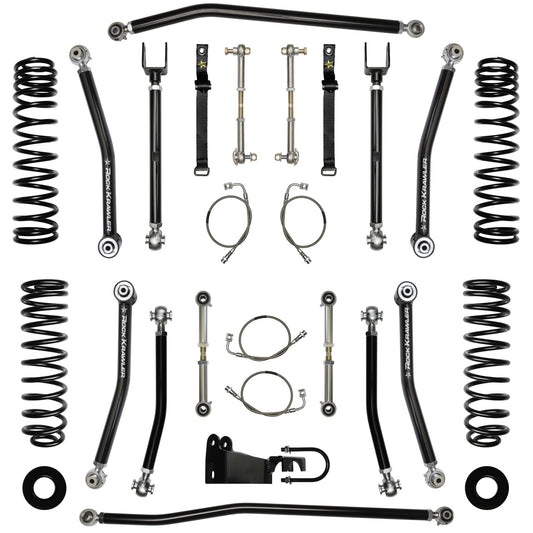 Rock Krawler 07-18 Jeep Wrangler JK 2DR 2.5in X Factor System