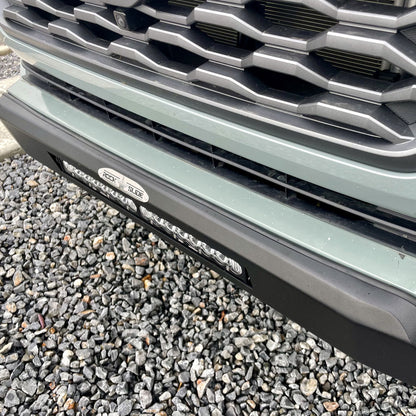 Close-Up of Rock Slide Engineering Front Bumper Powder Coat Finish