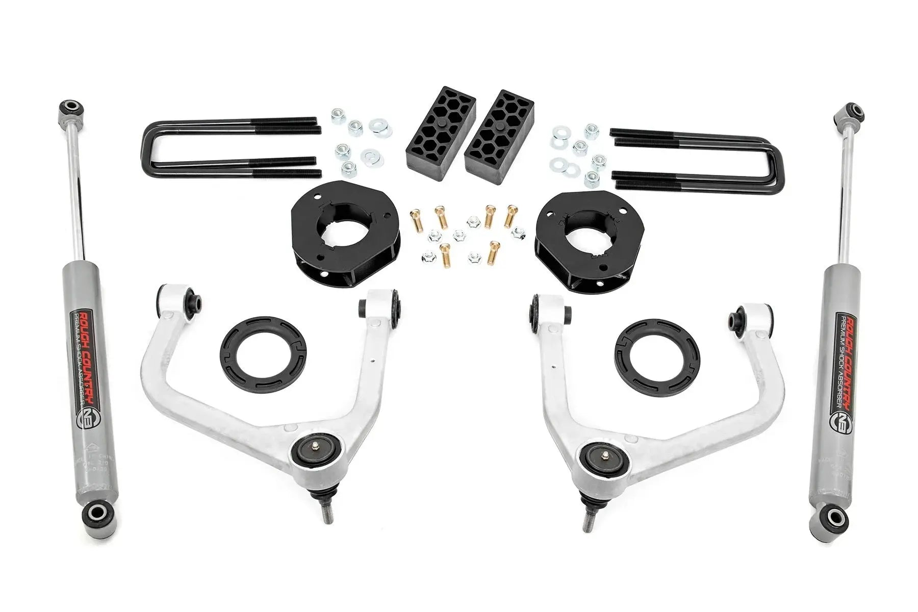 Rough Country 3.5 Inch Lift Kit Silverado 1500 (19-24) 29531A Rough Country