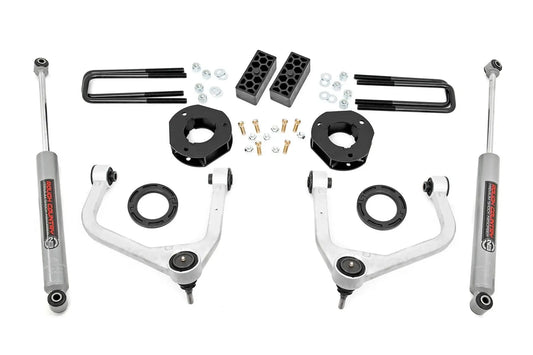 Rough Country 3.5 Inch Lift Kit Silverado 1500 (19-24) 29531A Rough Country