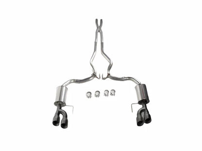 2018-2026 Roush Mustang GT Black-Tip Cat-Back Exhaust  rsh422093-BLK