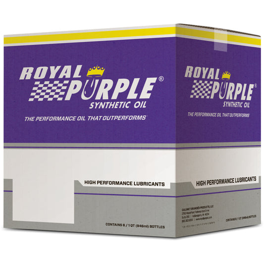 Royal Purple High Performance European Formula Synthetic Motor Oil 0W-20, 6 x 1-quart case, part number 11915