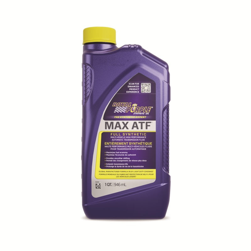Royal Purple Max ATF Full Synthetic Automatic Transmission Fluid, Canadian label, 6 x 1-quart case, part number 26320