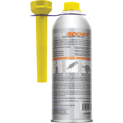 Royal Purple Max-Boost Octane Booster & Gasoline Fuel Treatment, 6 x 16-ounce case, part number 06757