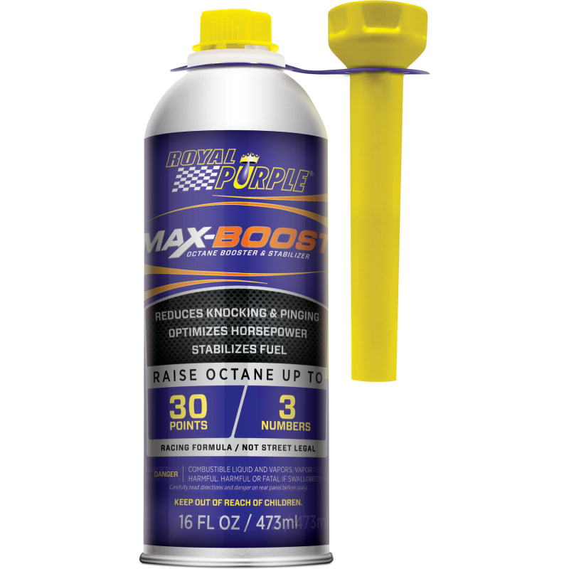Royal Purple Max-Boost Octane Booster & Gasoline Fuel Treatment, 6 x 16-ounce case, part number 06757