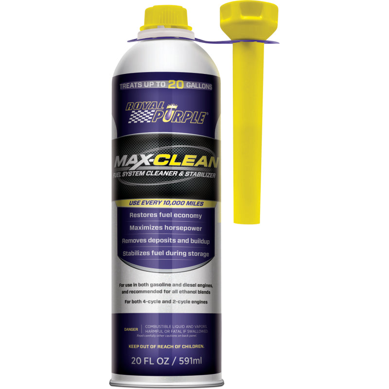Royal Purple Max-Clean Fuel System Cleaner & Stabilizer, 6 x 20-ounce case, part number 11723