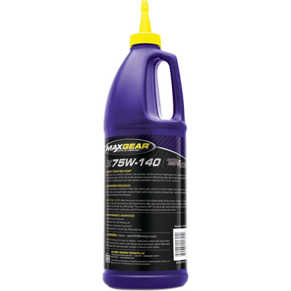 Royal Purple Max Gear Full Synthetic High Performance Gear Oil 75W-140, 6 x 1-quart case, part number 06301