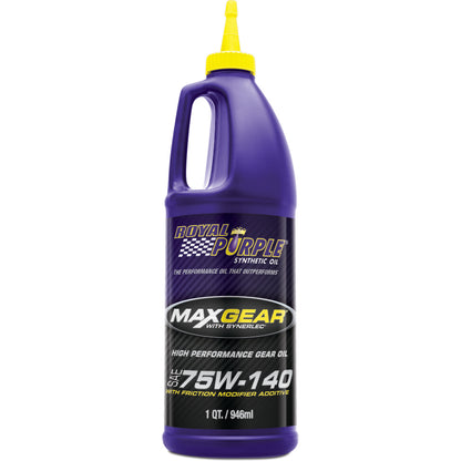 Royal Purple Max Gear Full Synthetic High Performance Gear Oil 75W-140, 6 x 1-quart case, part number 06301