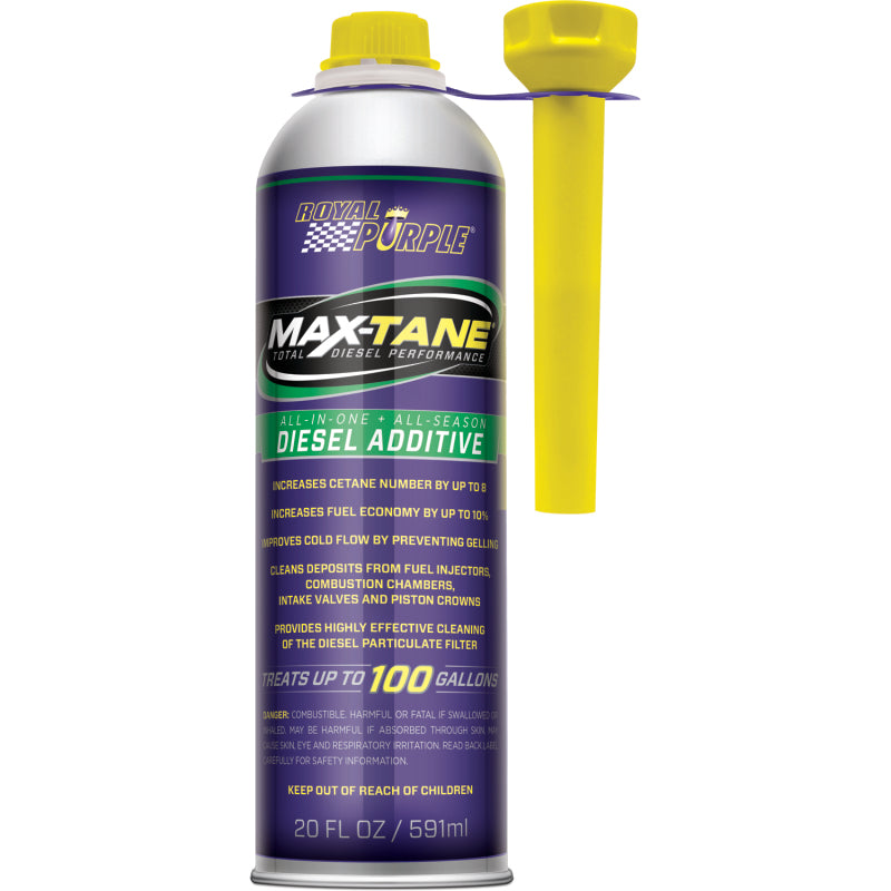 Royal Purple Max-Tane Total Diesel Performance Fuel Treatment, 6 x 20-ounce case, part number 06755