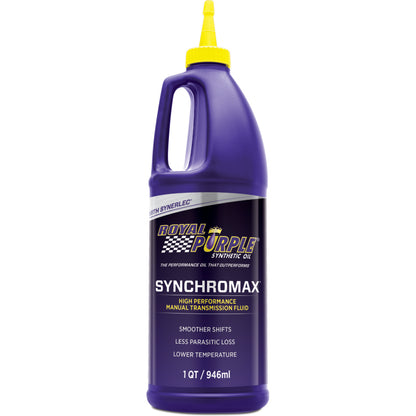 Royal Purple Synchromax Synthetic Manual Transmission Fluid, 6 x 1-quart case, part number 06512