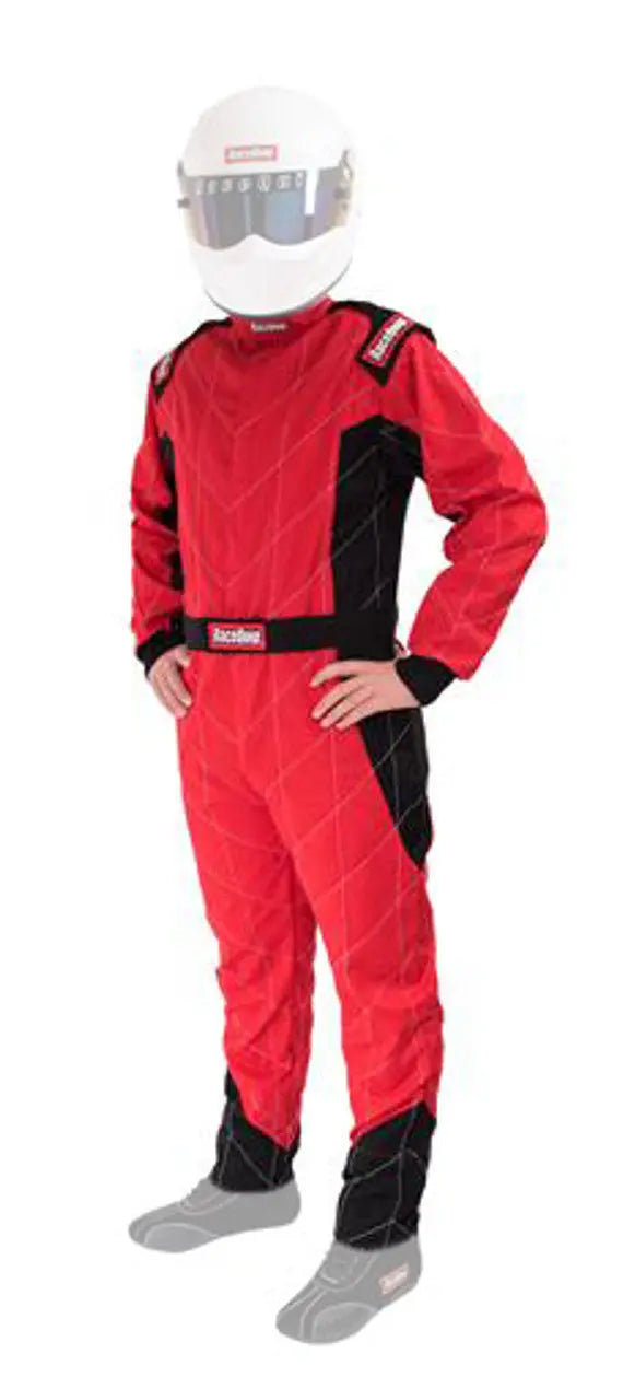 RaceQuip Red SFI-1 1-L Suit - Large Racequip