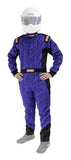 RaceQuip Blue Chevron-1 Suit - SFI-1 XL