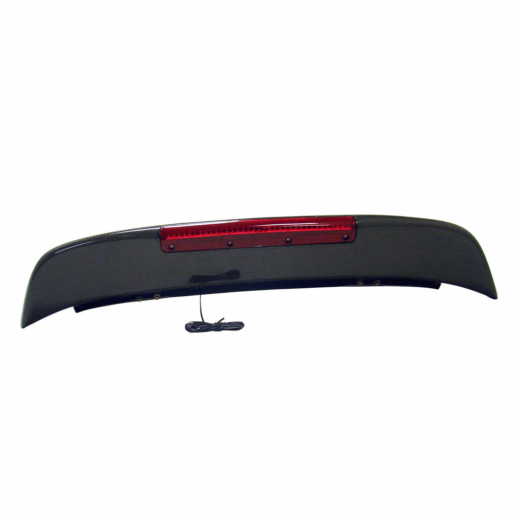 Seibon SP-style carbon fiber rear spoiler w/LED for 1992-1995 Honda Civic HB- RS9295HDCVHB-SP-L