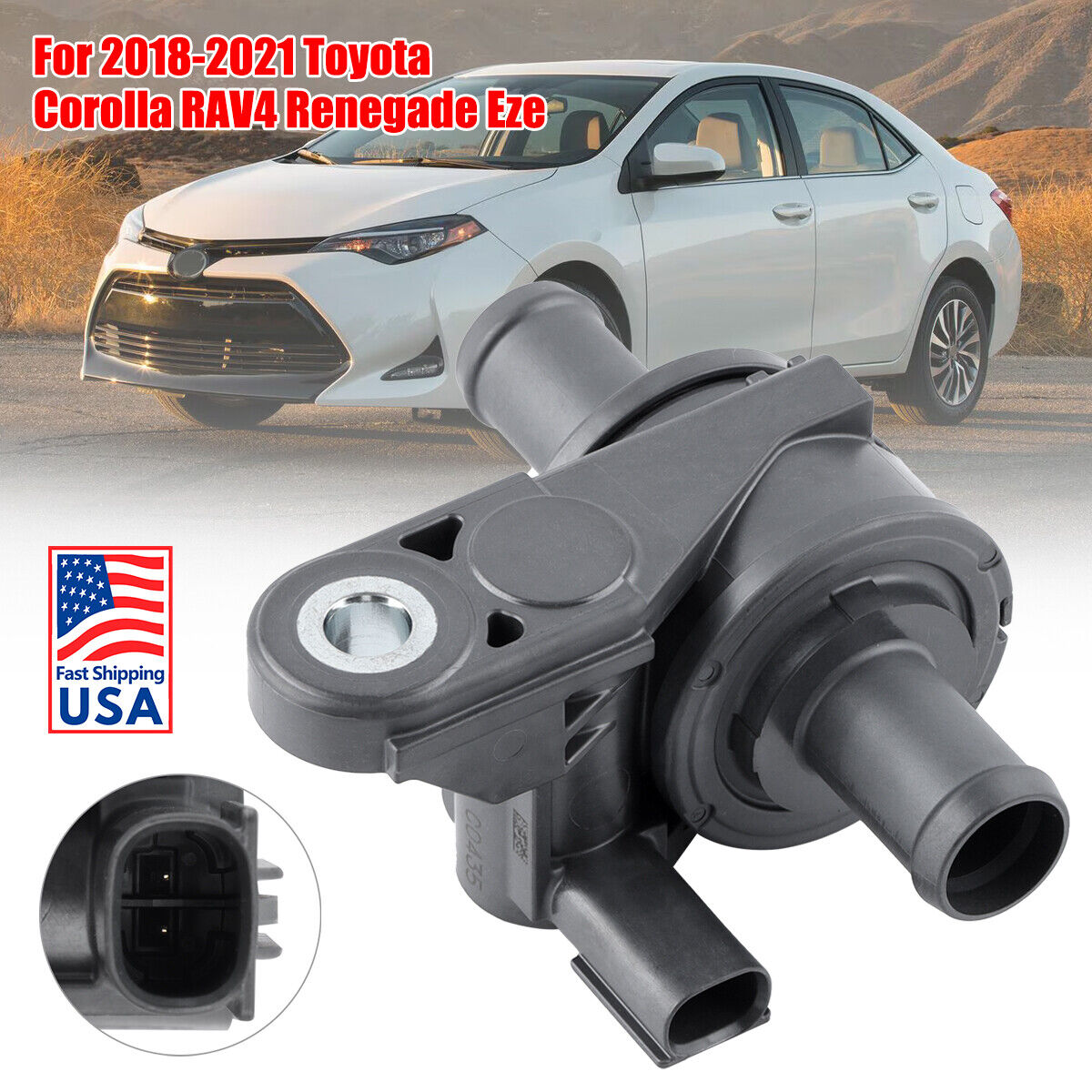 Gates 19-22 Toyota RAV4 4-Cyl. 2.5L Electric Coolant Valve