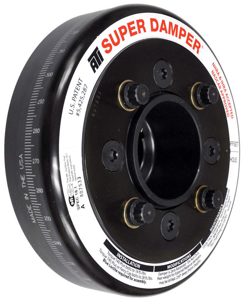 ATI Inertia Ring - 6 - Steel - 4 Ring STD ATI916974