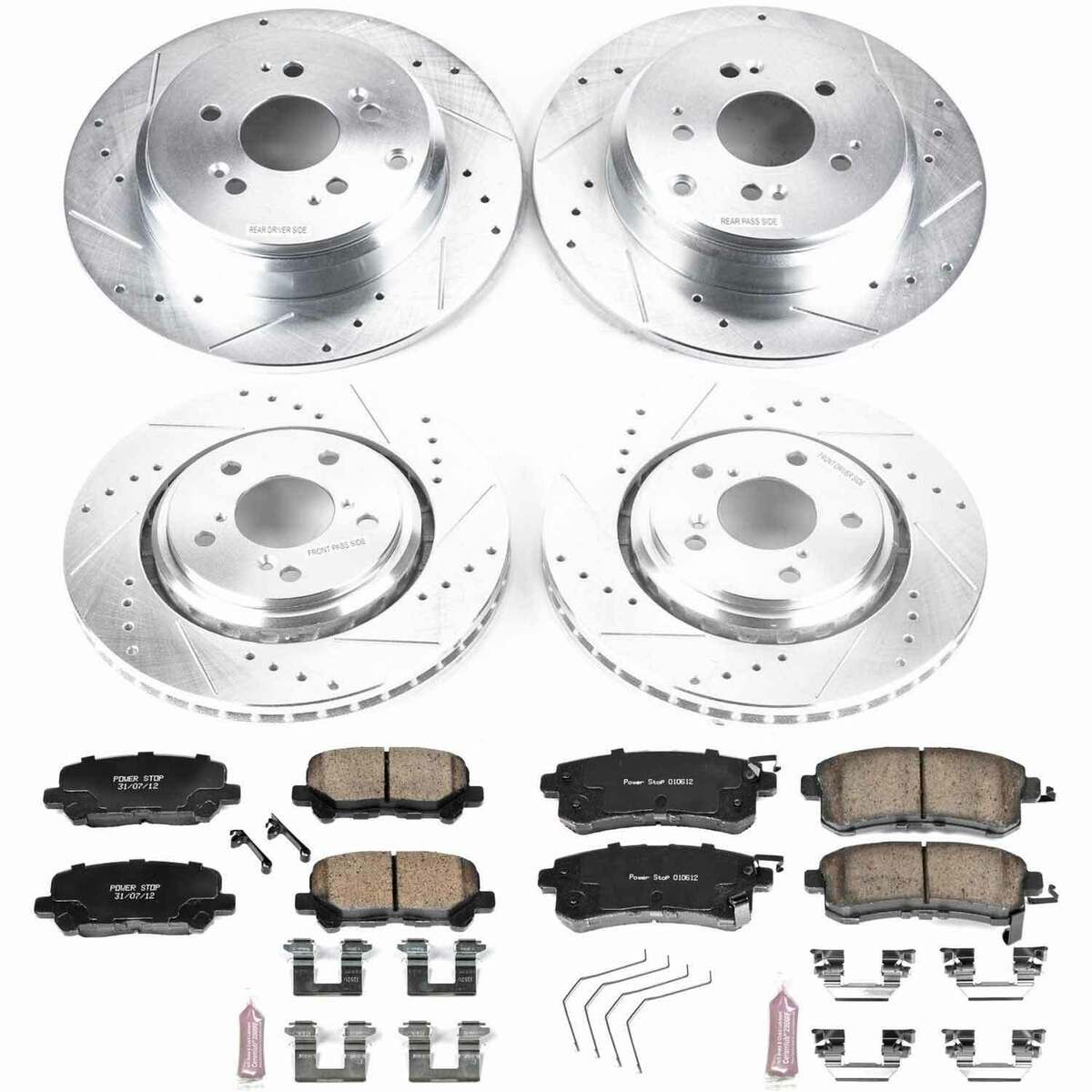 Power Stop 15-17 Honda Odyssey Front & Rear Autospecialty Brake Kit