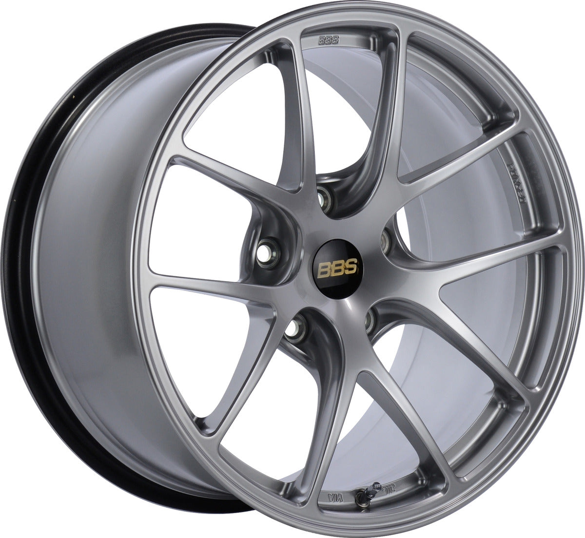 BBS RE-V718x9.5 5x114.3 ET22 Diamond Silver Wheel -82mm PFS/Clip Required REV7029DS