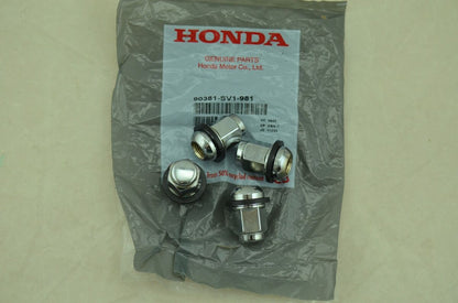 Genuine OEM Honda Single Wheel Lug Nut with Retainer (90381-SV1-981) X4