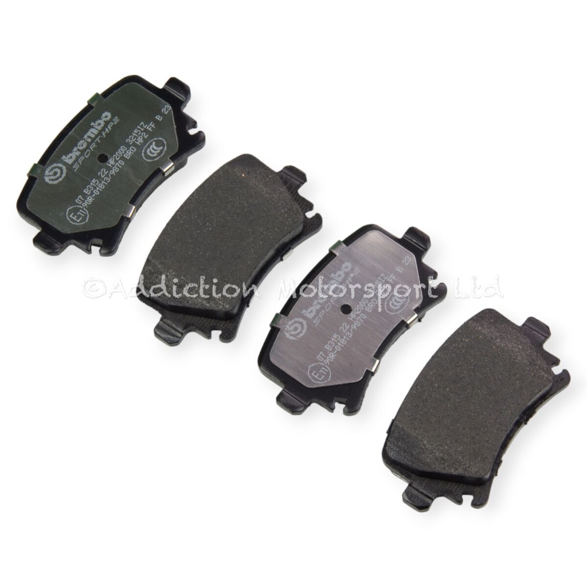 Brembo 2015 Audi R8 HP2 Pads - Front 07.B314.19