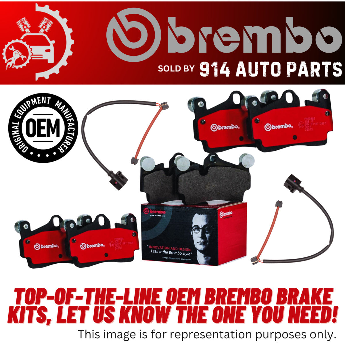 Brembo OE 08-13 BMW M3 Wear Indicator