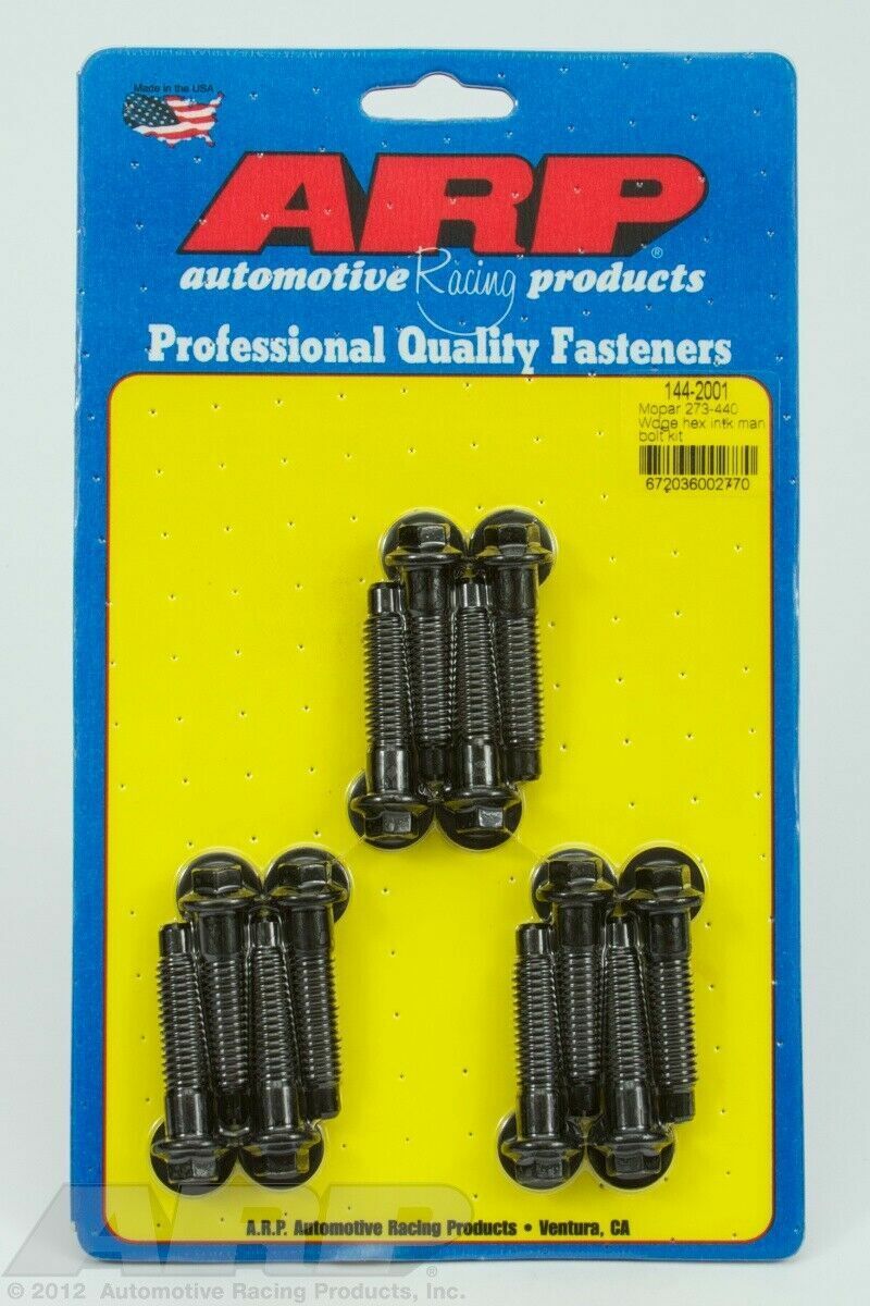 ARP Mopar 273-440 Wedge Hex Intake Manifold Bolt Kit