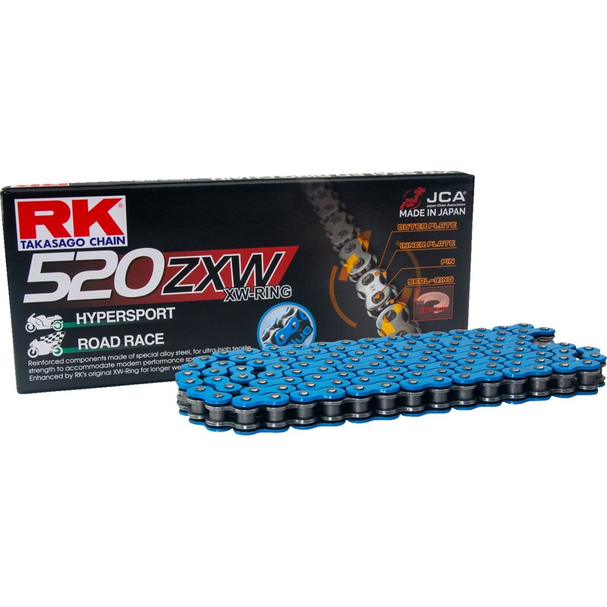 RK Chain BB520ZXW-RIVET - Blue