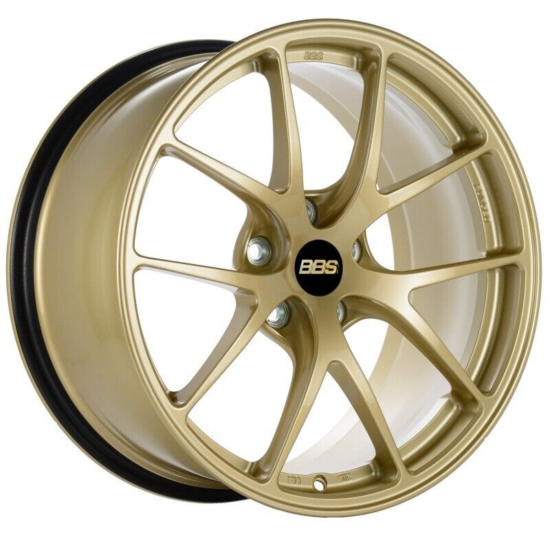 BBS RE-V7 18x9 5x114.3 ET35 Gold Wheel -82mm PFS/Clip Required REV7024GL