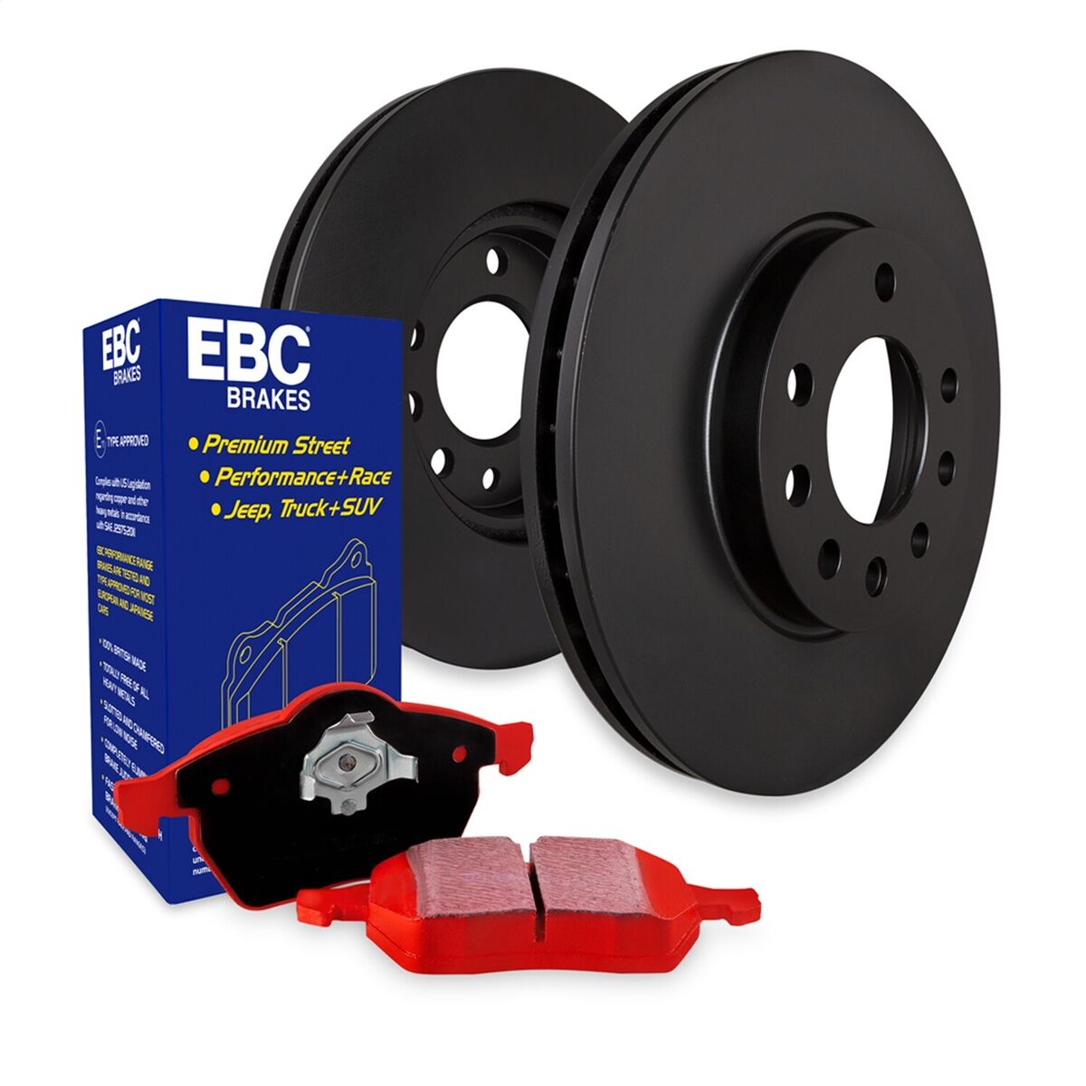 EBC S12 RedStuff Pads and RK Rotors Kit - S12KF1833