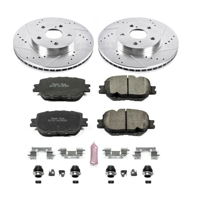 Power Stop 14-15 Lexus IS250 Front & Rear Z23 Evolution Sport Brake Kit