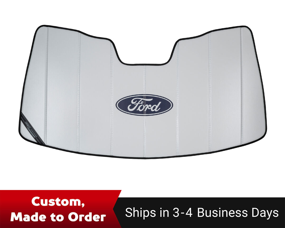 Covercraft UVS100 Premier Series Custom Sunscreen with Ford Blue Oval logo