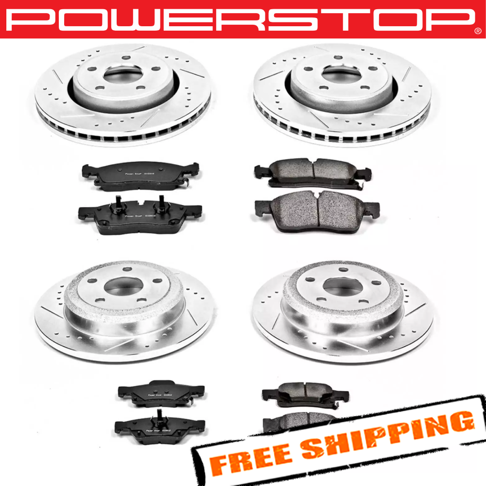 Power Stop 11-16 Jeep Gr& Cherokee Front Z36 Truck & Tow Kit w/Cals