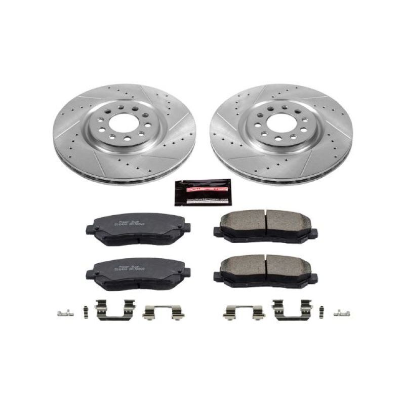 Power Stop 15-17 Chrysler 200 Front & Rear Autospecialty Brake Kit