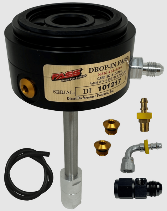 FASS Caterpillar 3406E C10/C11/C12/C13/C15/C16/C18 w/ 1R-0749/1R-0750 Fuel Filters