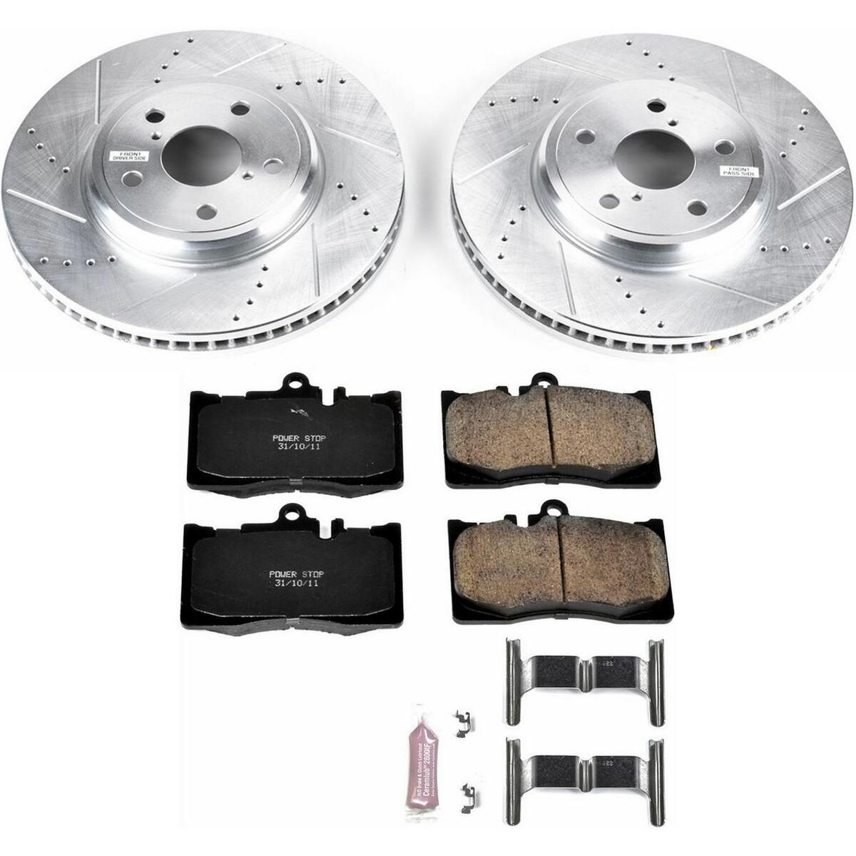 Power Stop 01-06 Lexus LS430 Front & Rear Z17 Evolution Geomet Coated Brake Kit