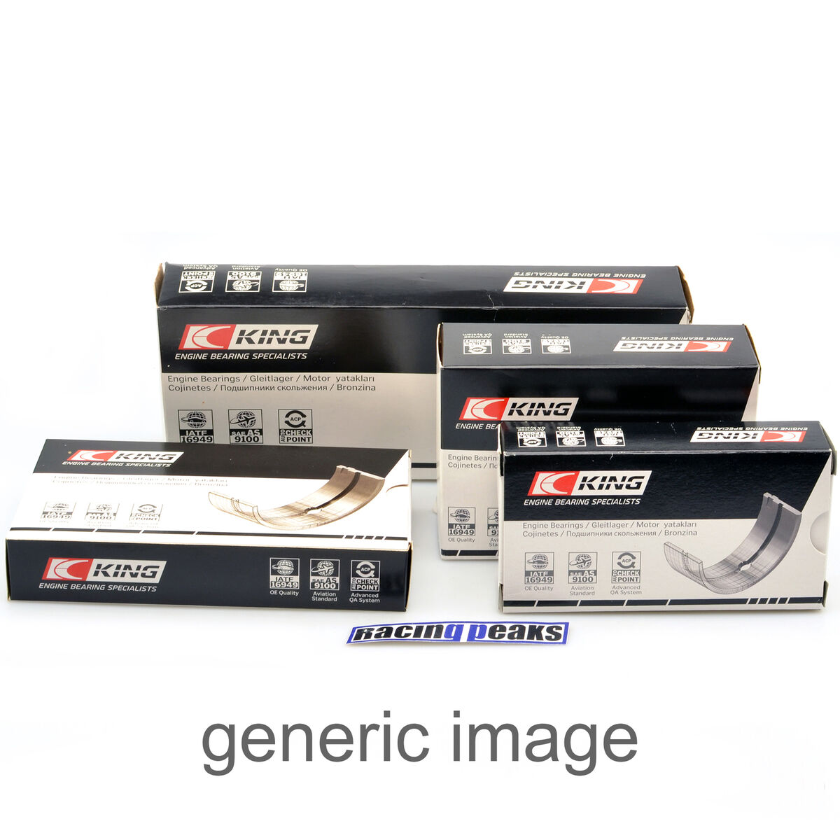 King Main Bearing Set Porsche M48.51 M48.01