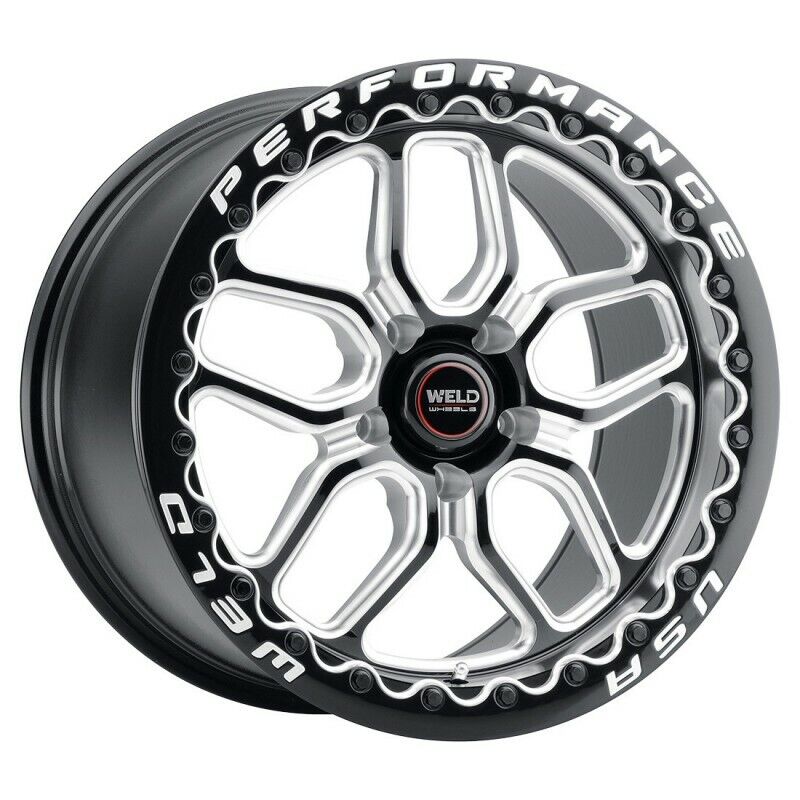 Weld Perf 17in Beadlock Ring A / Gloss BLK MIL