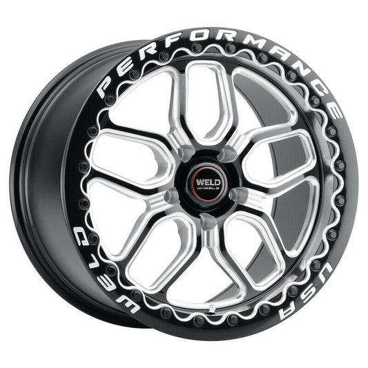 Weld Perf 17in Beadlock Ring A / Gloss BLK MIL