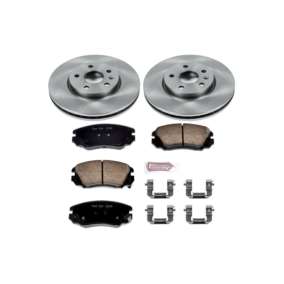 Power Stop 2010 Buick Allure Front & Rear Z17 Evolution Geomet Coated Brake Kit