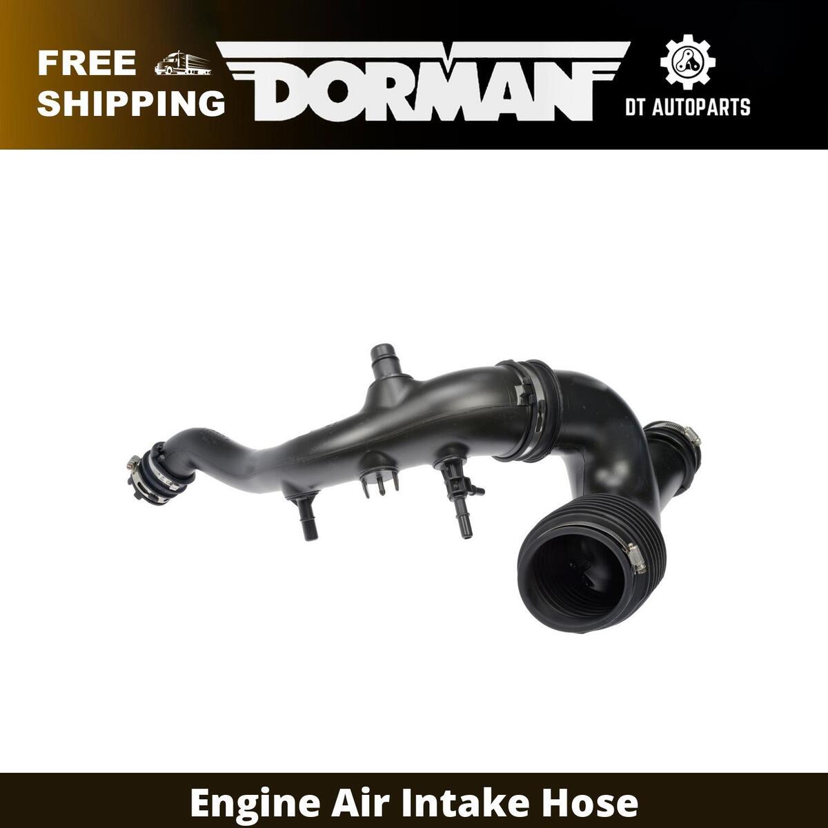 Gates 18-20 Ford F-Series V-6 2.7L Turbo To I/C (Hot Side Left) Turbocharger Hose (Molded - Std)